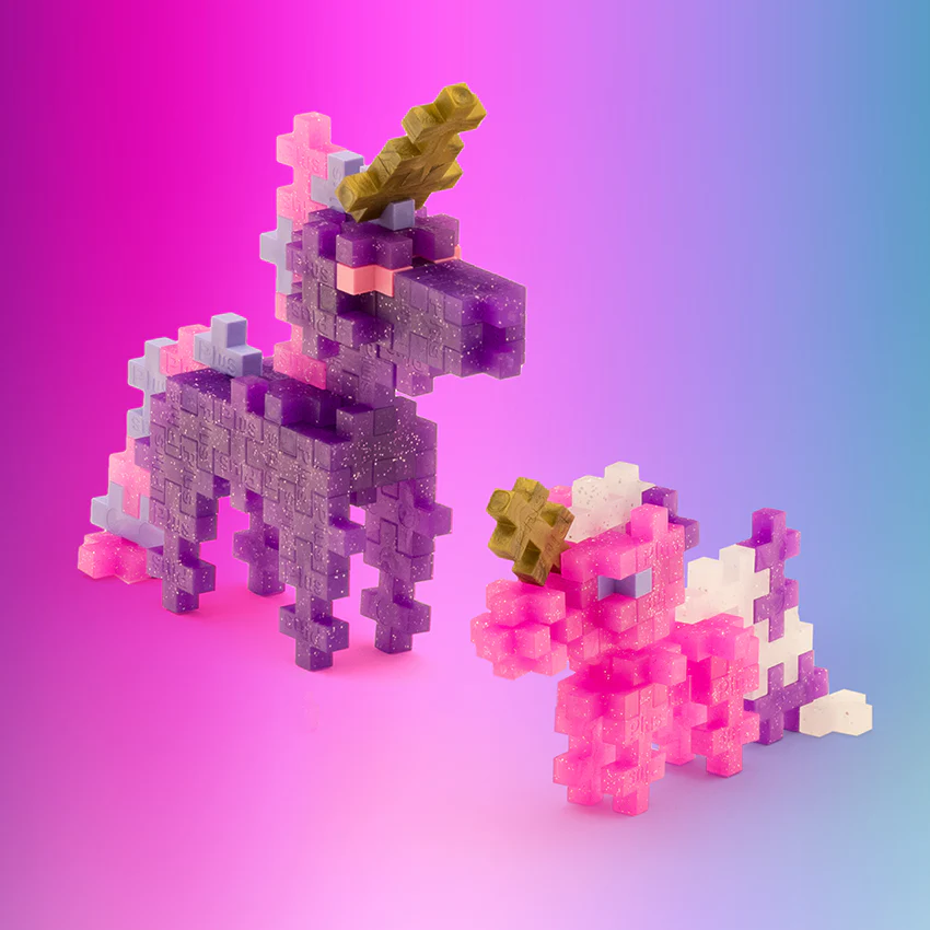 Tube - 100pc - Glitter Unicorns - Image 2